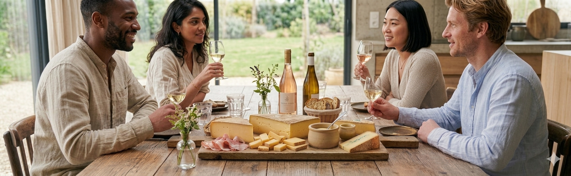 Le plaisir de recevoir simplement et les gourmands !